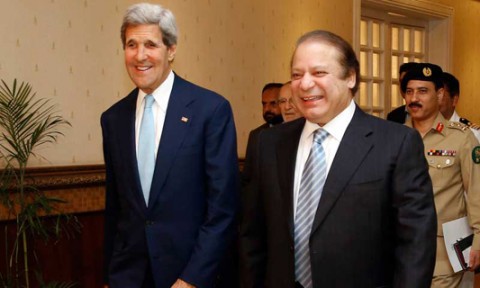 John Kerry met Nawaz Sharif in his surprise Pakistan Visit