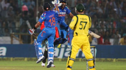 India hammers Australia to win by 9 wickets