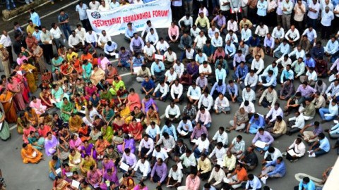 Protests continue in Andhra Pradesh