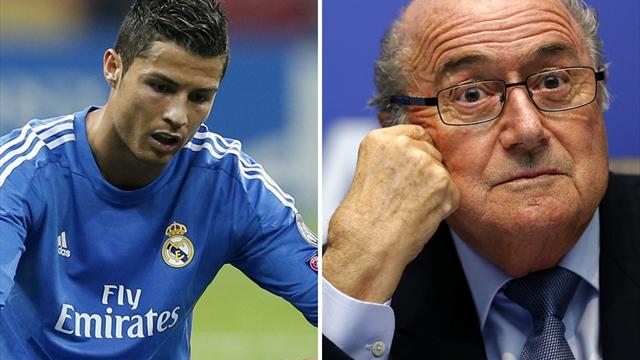 Sepp Blatter said sorry to Cristiano Ronaldo