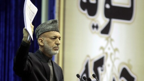 Karzai says he will not sign security deal if drone attacks continue