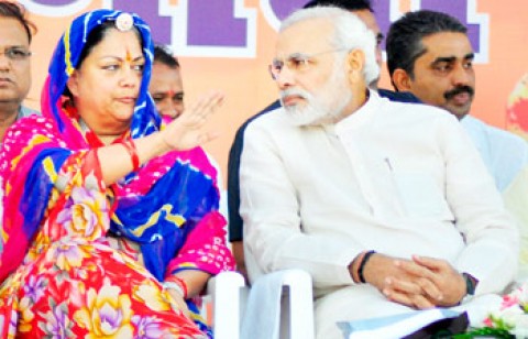 Modi hits out at Gehlot government