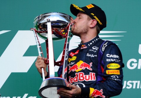 Sebastian Vettel wins US Grand Prix