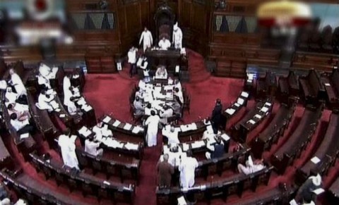 MLAs fight over Telangana Bill in AP assembly