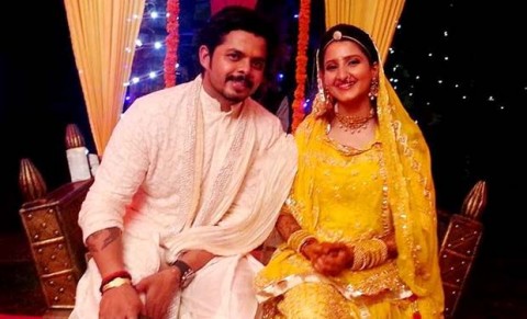 Sreesanth weds Jaipur princess Bhuveneshwari Kumari