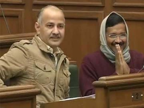 Aam Aadmi Party wins trust vote in Delhi assembly