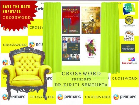 Crossword to launch Kiriti Sengupta’s ‘My Glass Of Wine’ in Kolkata