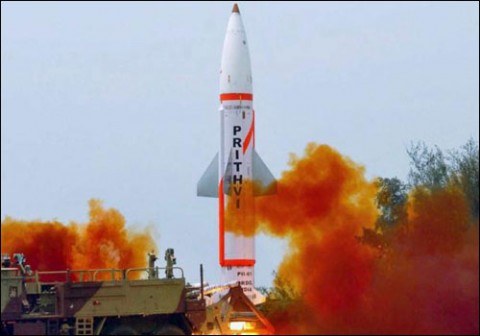 India test-fires Prithvi-II missile