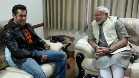Salman Khan meets Narendra Modi