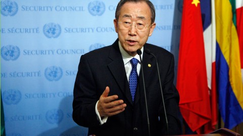 Ban Ki-moon condemns violence in Thailand