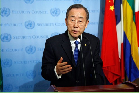 Ban Ki-moon condemns violence in Thailand