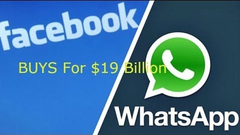 Facebook buys WhatsApp for $19 billion