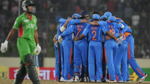India toils hard to win against Bangladesh