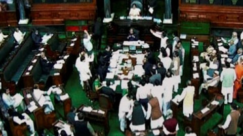Telangana issue rocks Parliament