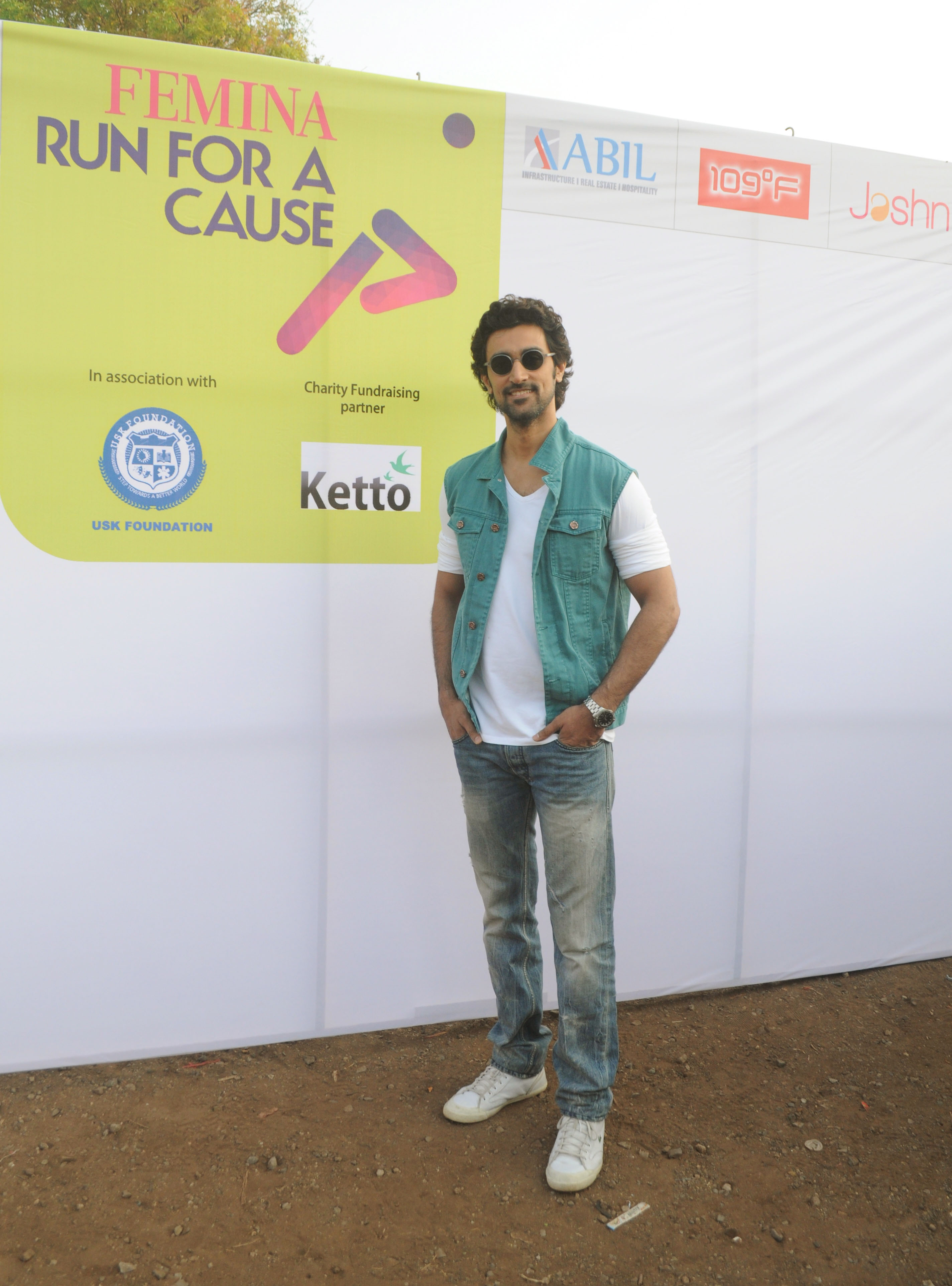 Kunal Kapoor at the 'Femina Marathon-Run to Save The Girl Child'