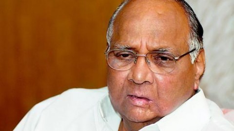 Sharad Pawar asks NCP workers to vote twice