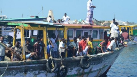 Happy Sri Lanka releases Indian fishermen
