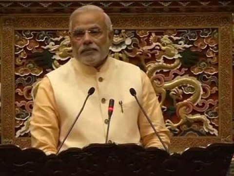 Narendra Modi addresses Bhutan Parliament