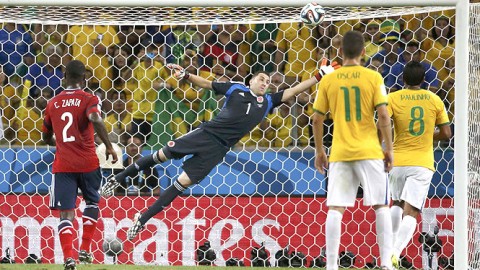 Brazil sets up semi final clash with Germany