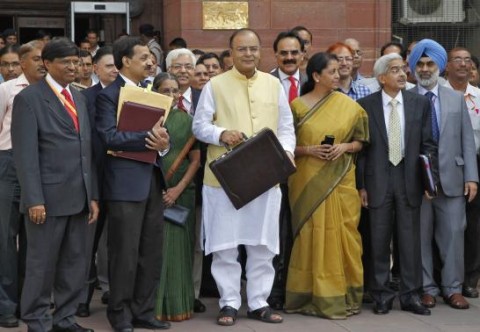 Jaitley presents Modi-government’s maiden budget