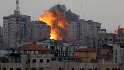 Israel demolishes 2 Gaza High-Rises