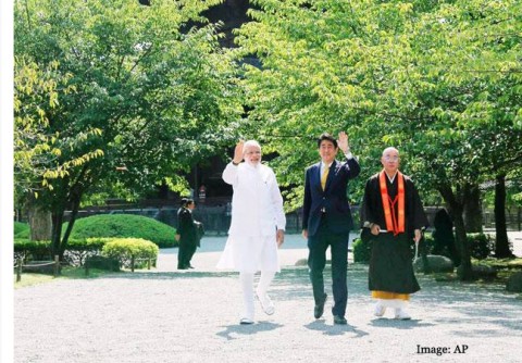PM Modi visits ancient Toji Temple in Japan