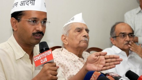 Rifts in Aam Aadmi Party; Shanti Bhushan criticises Kejriwal