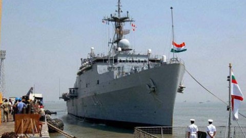 PM Modi inducts INS Kolkata into the Indian Navy