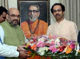 Amit Shah meets Uddhav Thkarey on Maha polls