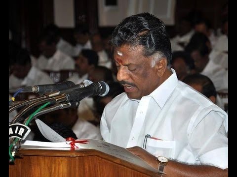 Panneerselvam sworn as new Tamil Nadu chief minister