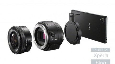 Pics of Sony QX1 lens-style camera leaked