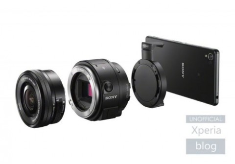 Pics of Sony QX1 lens-style camera leaked