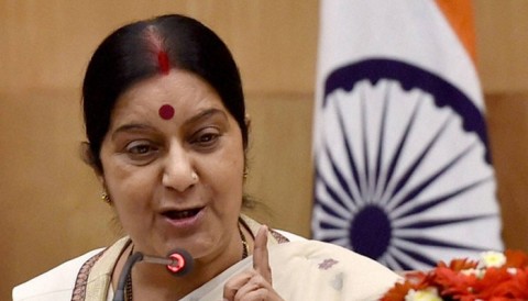Sushma Swaraj slams Pakistan for spoiling peace talk
