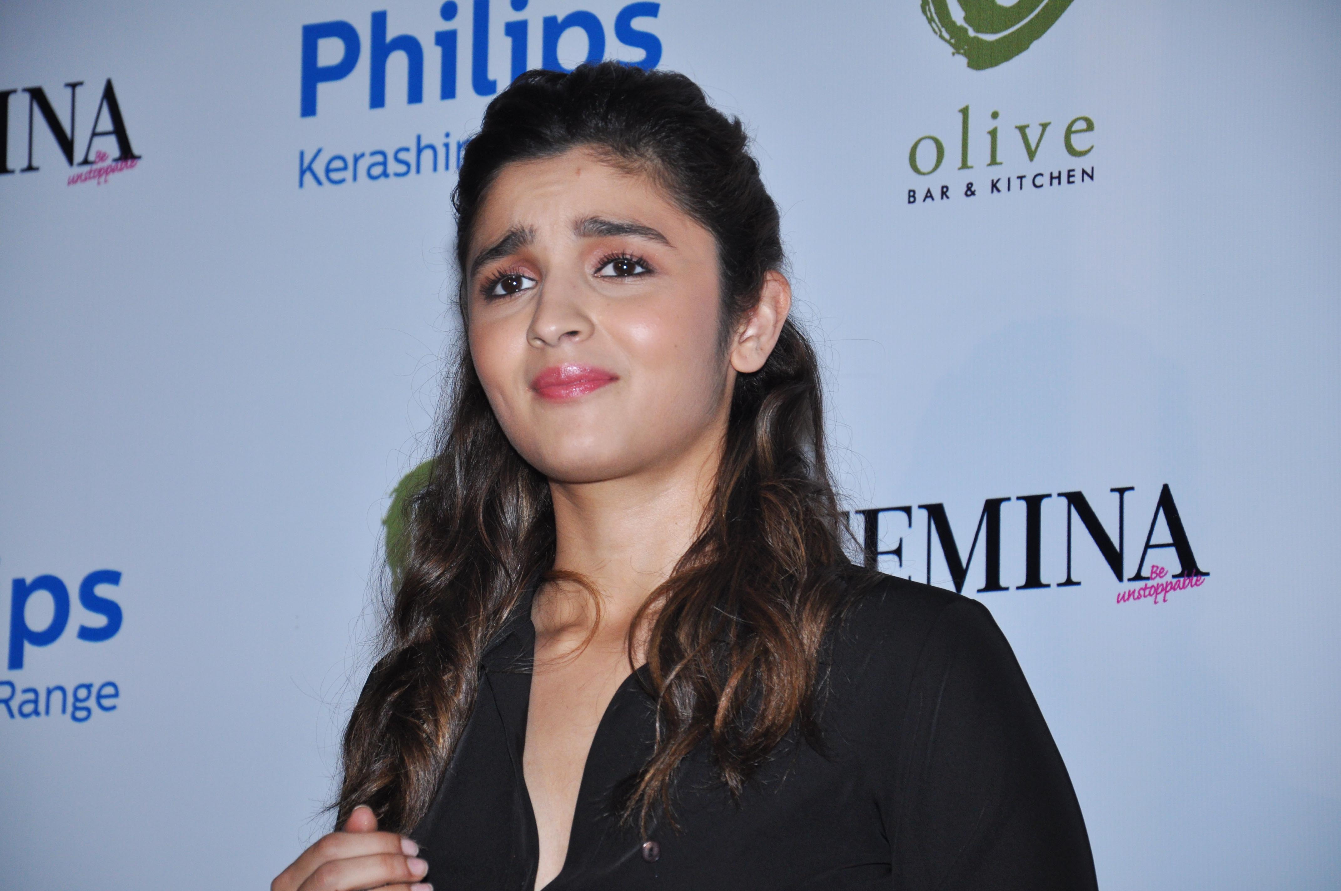 Alia Bhatt graced the cover launch of Feminaas 55th Anniversary issue at Guppy by Olive.14