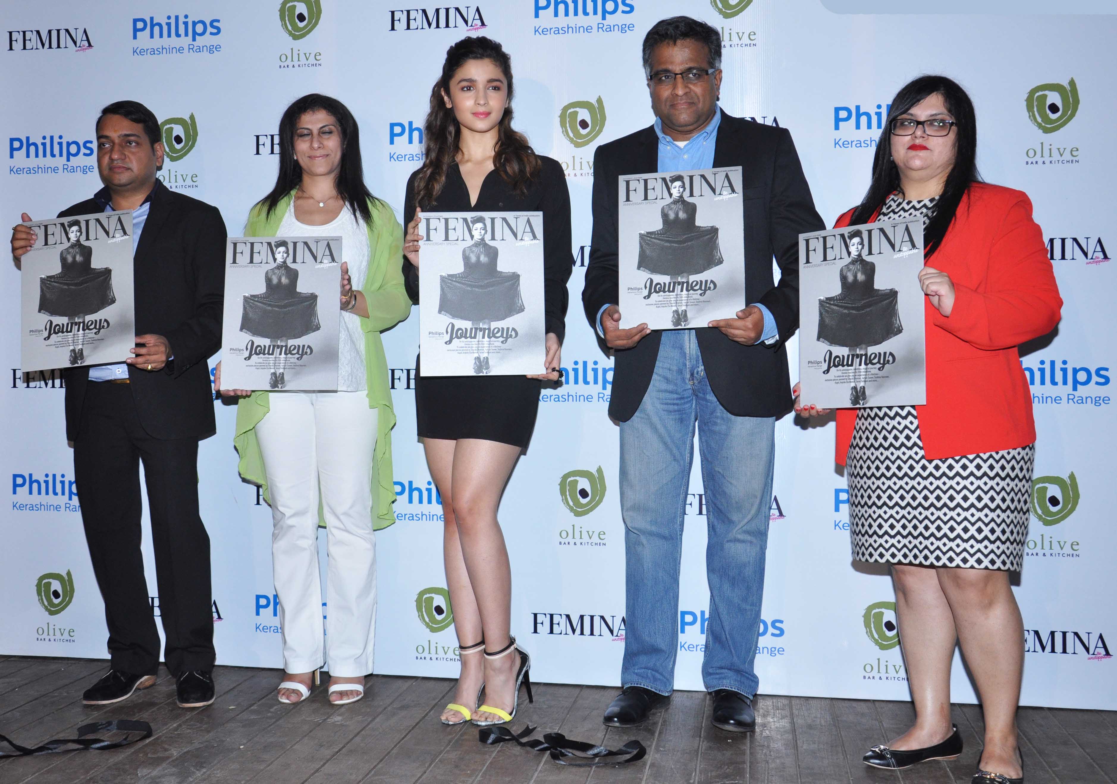 Alia Bhatt graced the cover launch of Feminaas 55th Anniversary issue at Guppy by Olive