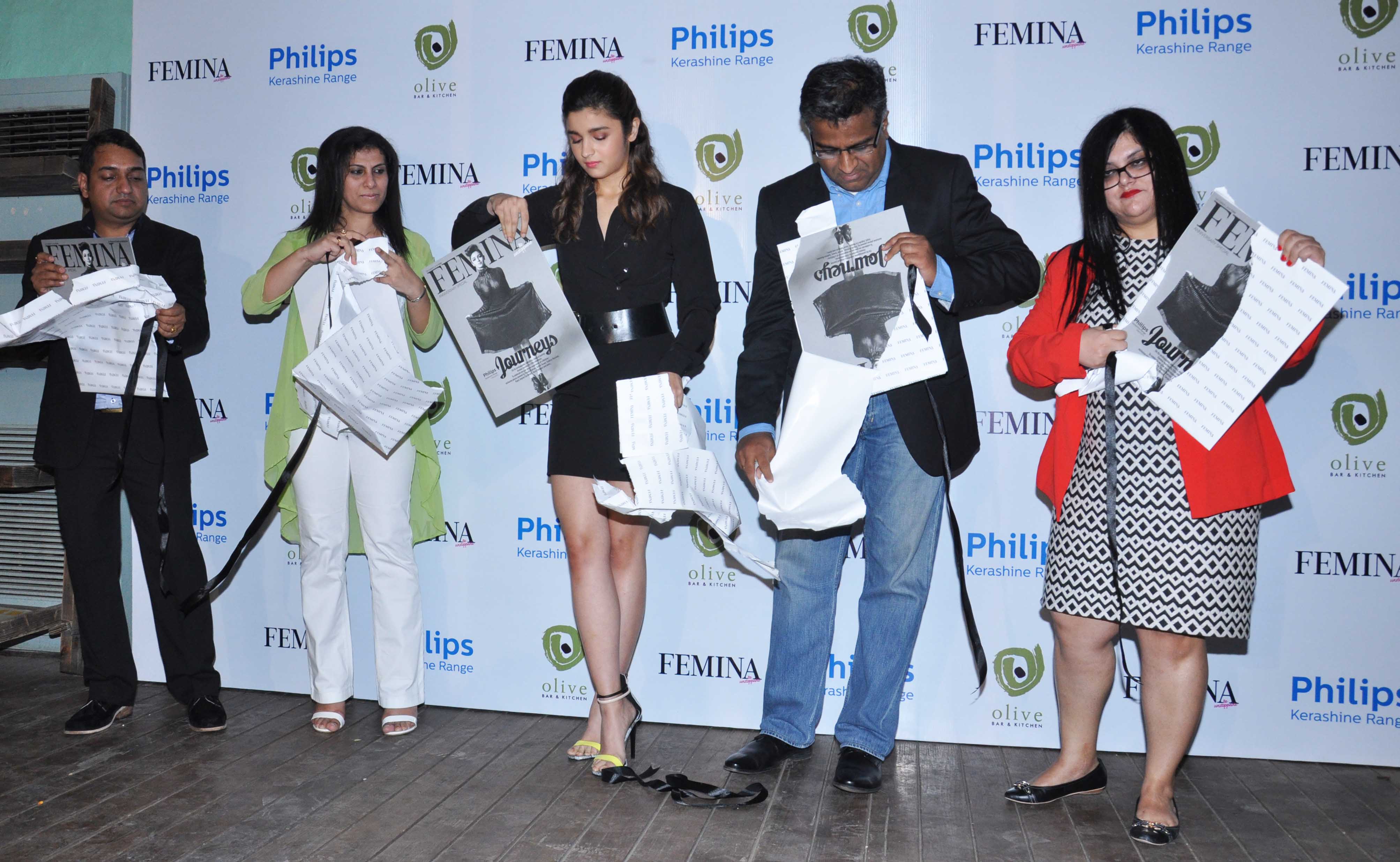 Alia Bhatt graced the cover launch of Feminas 55th Anniversary issue at Guppy by Olive