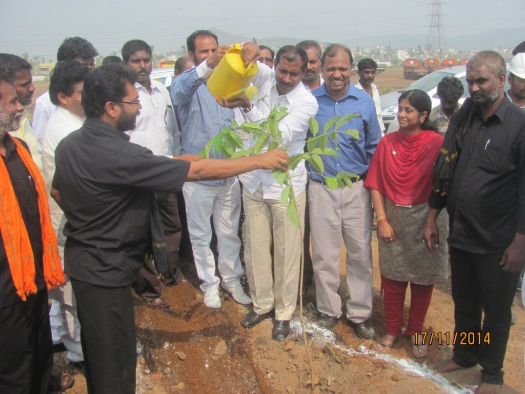 Sapling Plantation by Gangavaram Port