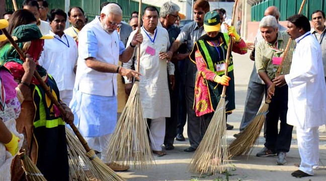 Swachh Bharat [Image Source: AFP]