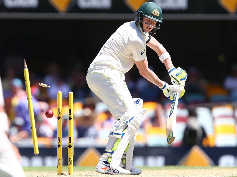 Steve Smith being bowled by Ishant Sharma, Source: AP