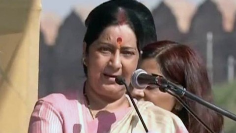Sushma Swaraj sparks controversy over demands of naming Gita as National Book
