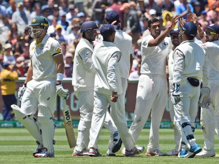 Indian Players after Watson's Wicket [Source: AFP]