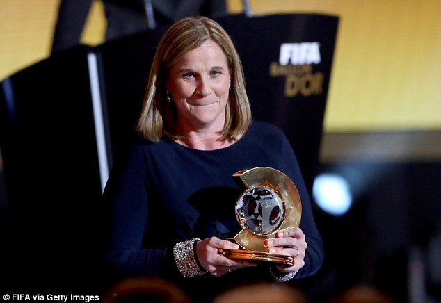 Jill Ellis bags World Coach of the Year; Image Source: FIFA via Getty