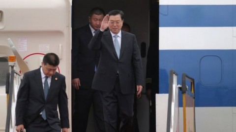 Hong Kong fortified as top Chinese official arrives