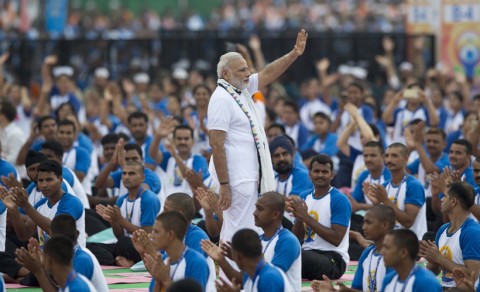 PM and President led International Yoga day celebrations in Chandigarh and  Rashtrapati Bhavan respectively