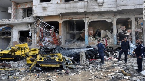 4 killed as mass bombing strikes in Syria