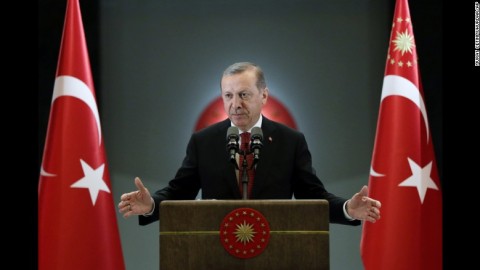 Three months emergency imposed after failed military, says Turkish President