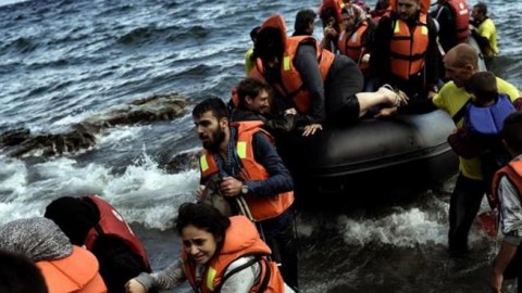 Six missing as boat turns upside down near Greece