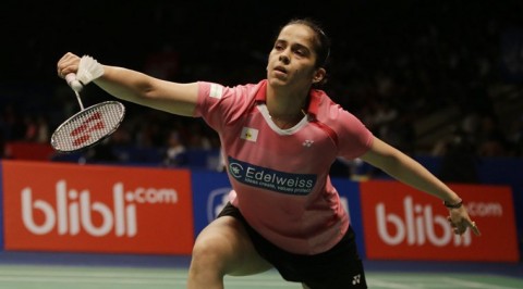 Saina Nehwal wins her first match