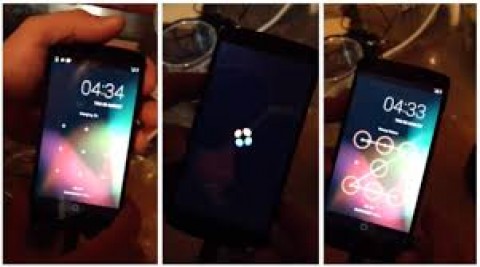 LG Nexus KitKat startup screen leaked