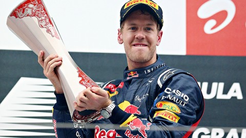 Sebastian Vettel wins Indian Grand Prix